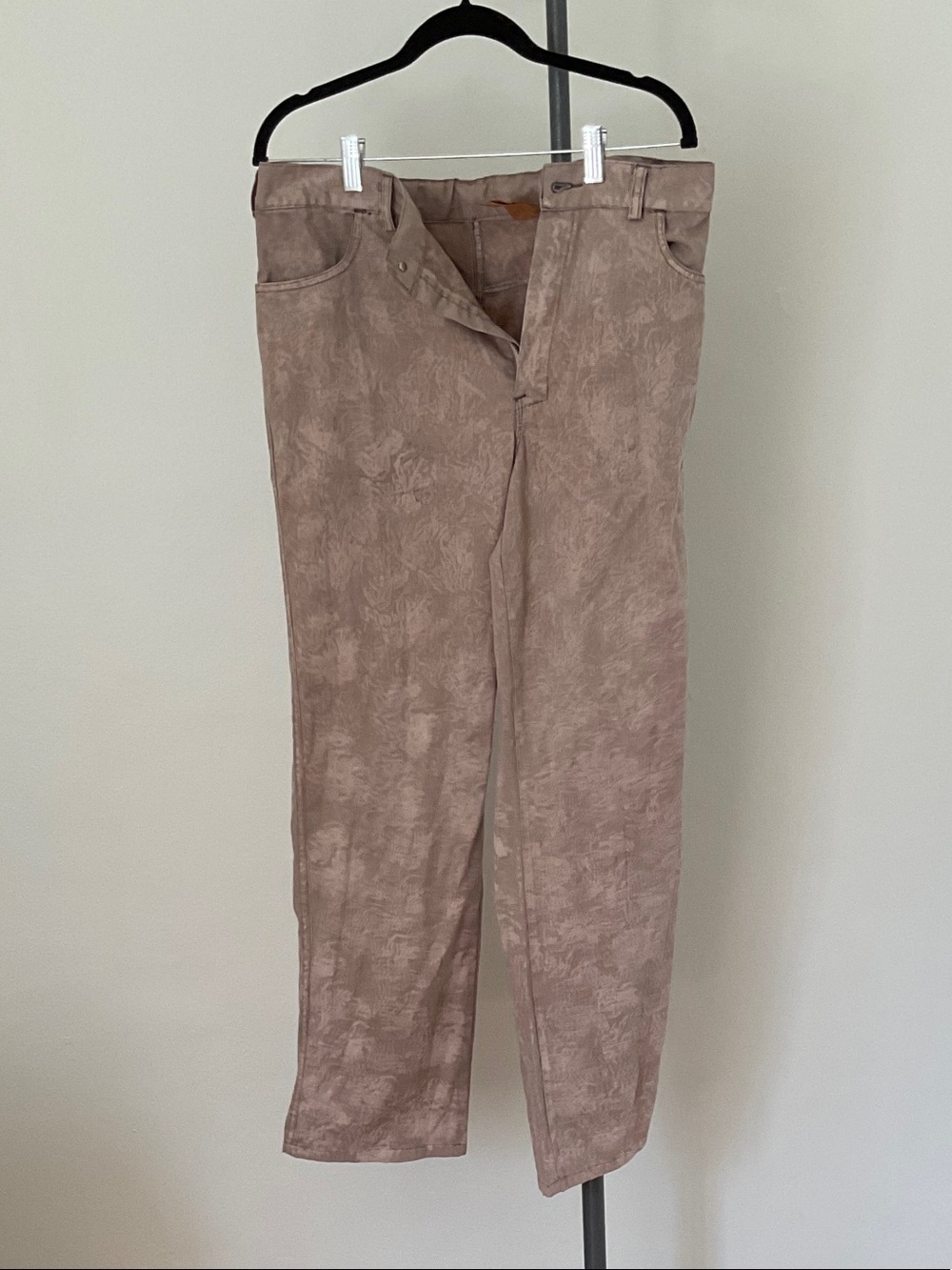 Urban Outfitters Taupe Patterned Chinos